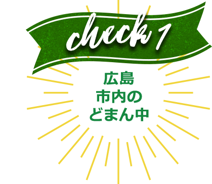 広島市内のどまん中